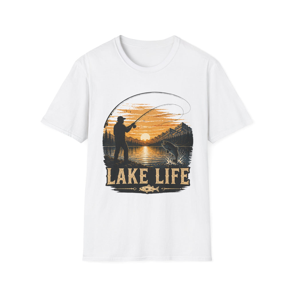 Lake Life Fishing Shirt, Fishing Graphic Tee, Fisherman Gift for Him, Outdoor Nature Shirt, Camping Lake Tee, Adventure Shirt|Fathers Day