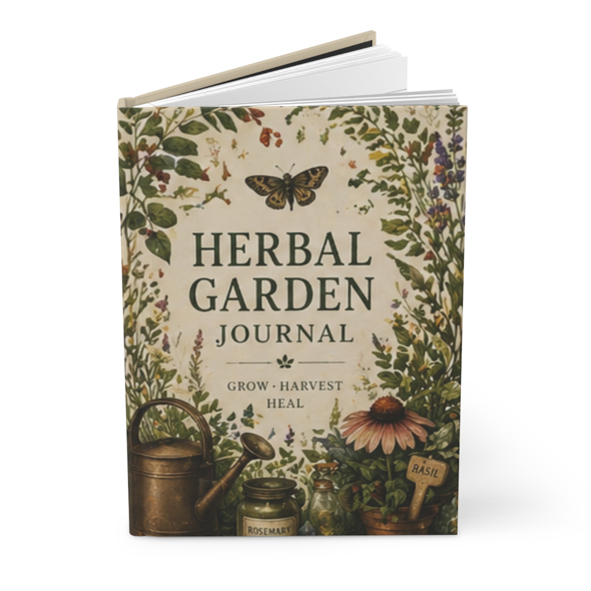 Herbal Garden Journal Hardcover