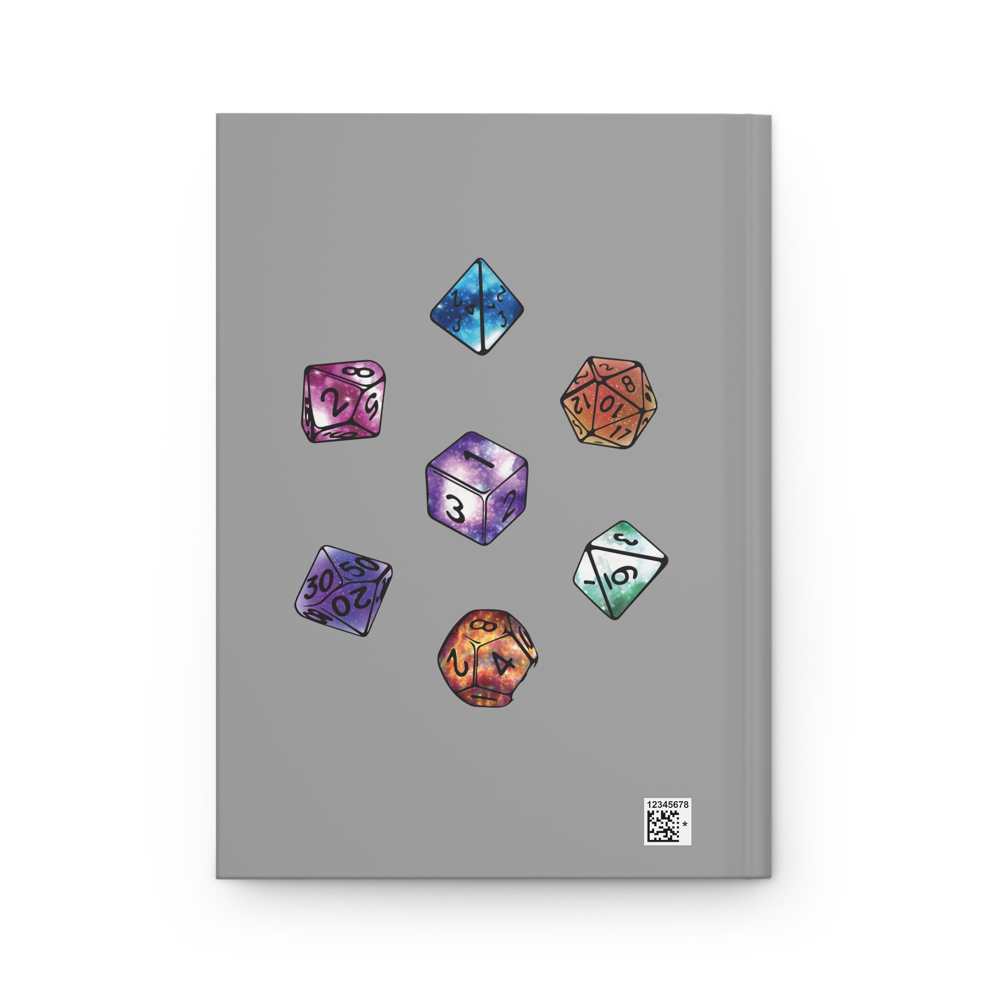 Clickity Clackity I Roll to Attackitty Hardcover Journal | D20 Dice RPG Notebook