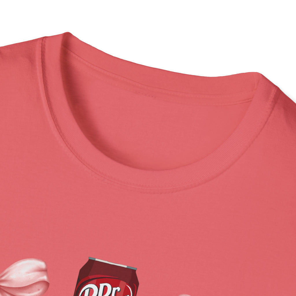 Dr Pepper Tshirt with Pink Bows  | Soda Pattern Tee