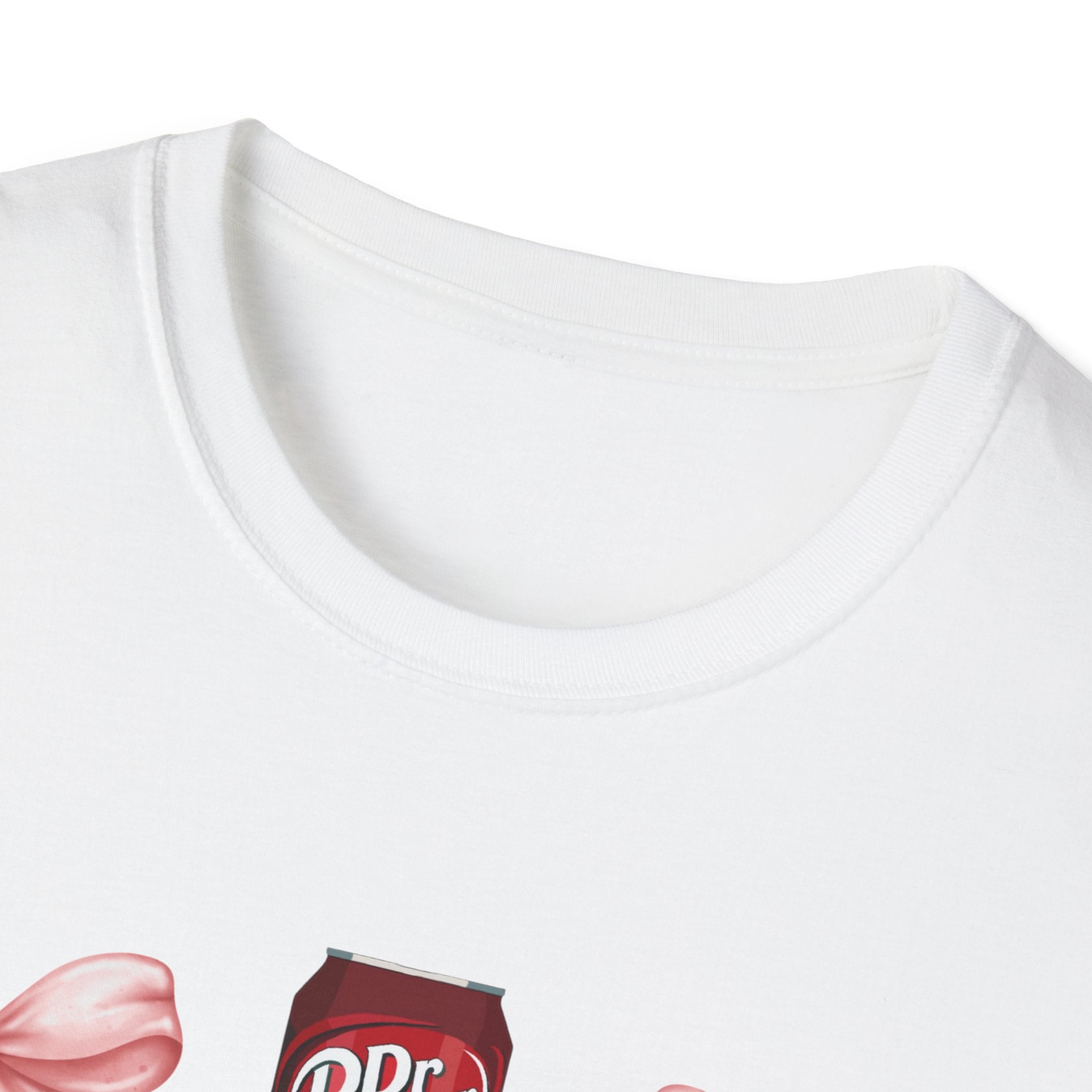 Dr Pepper Tshirt with Pink Bows  | Soda Pattern Tee