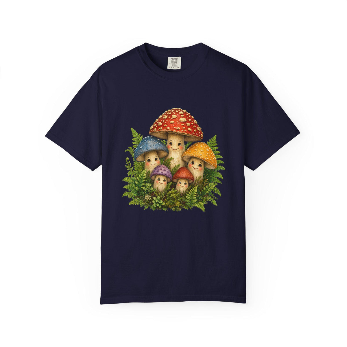 Mushroom T-Shirt Hand Drawn, Cottagecore Fungi Tee, Nature Gift