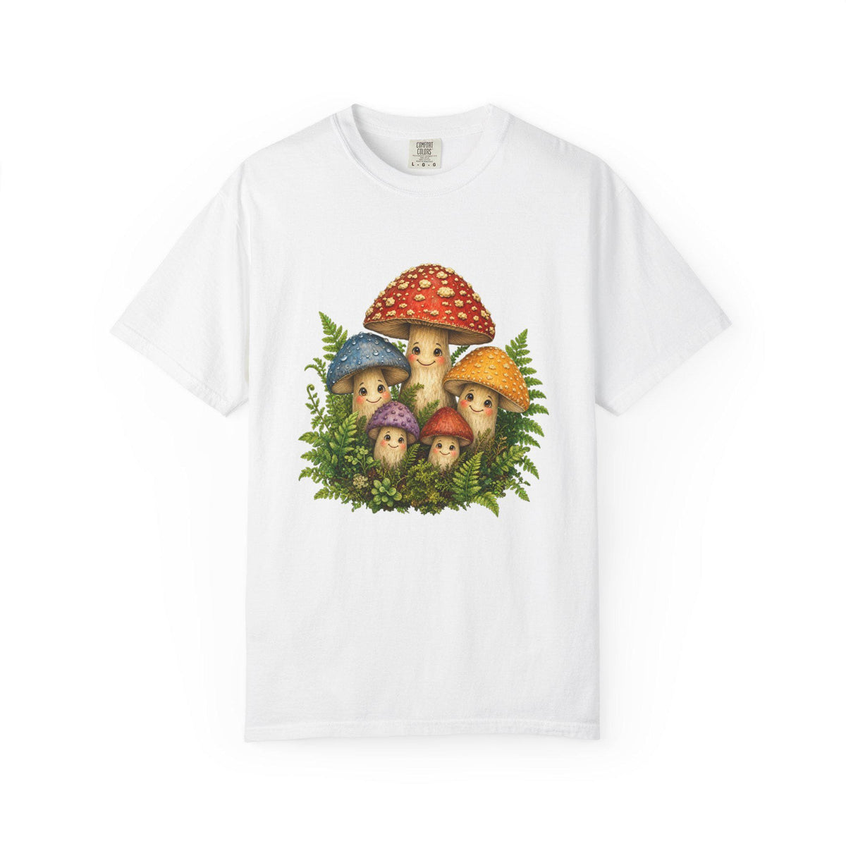 Mushroom T-Shirt Hand Drawn, Cottagecore Fungi Tee, Nature Gift