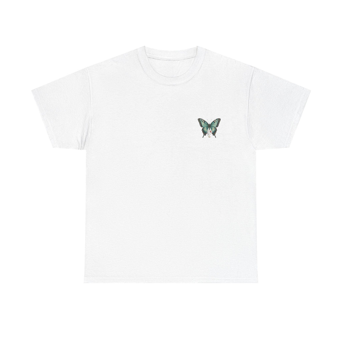 Butterfly Wildflower Shirt | Cottagecore Floral T Shirt | Botanical Butterfly Tee | Nature Lover Shirt