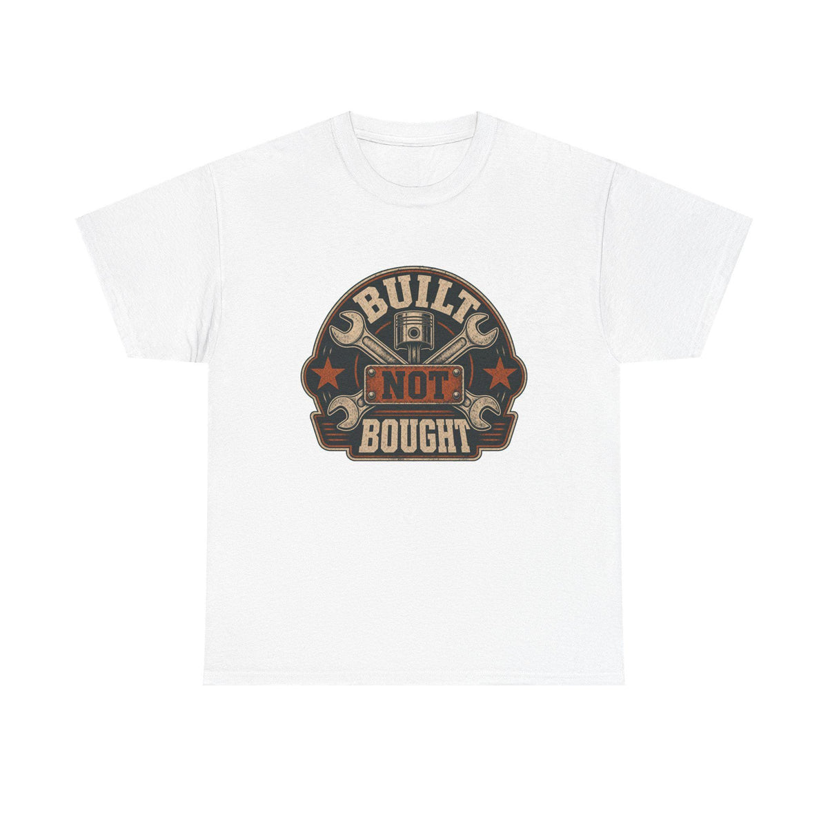 Mechanic T-Shirt, Built Not Bought Shirt, Car Guy Gift, Gearhead Dad Gift