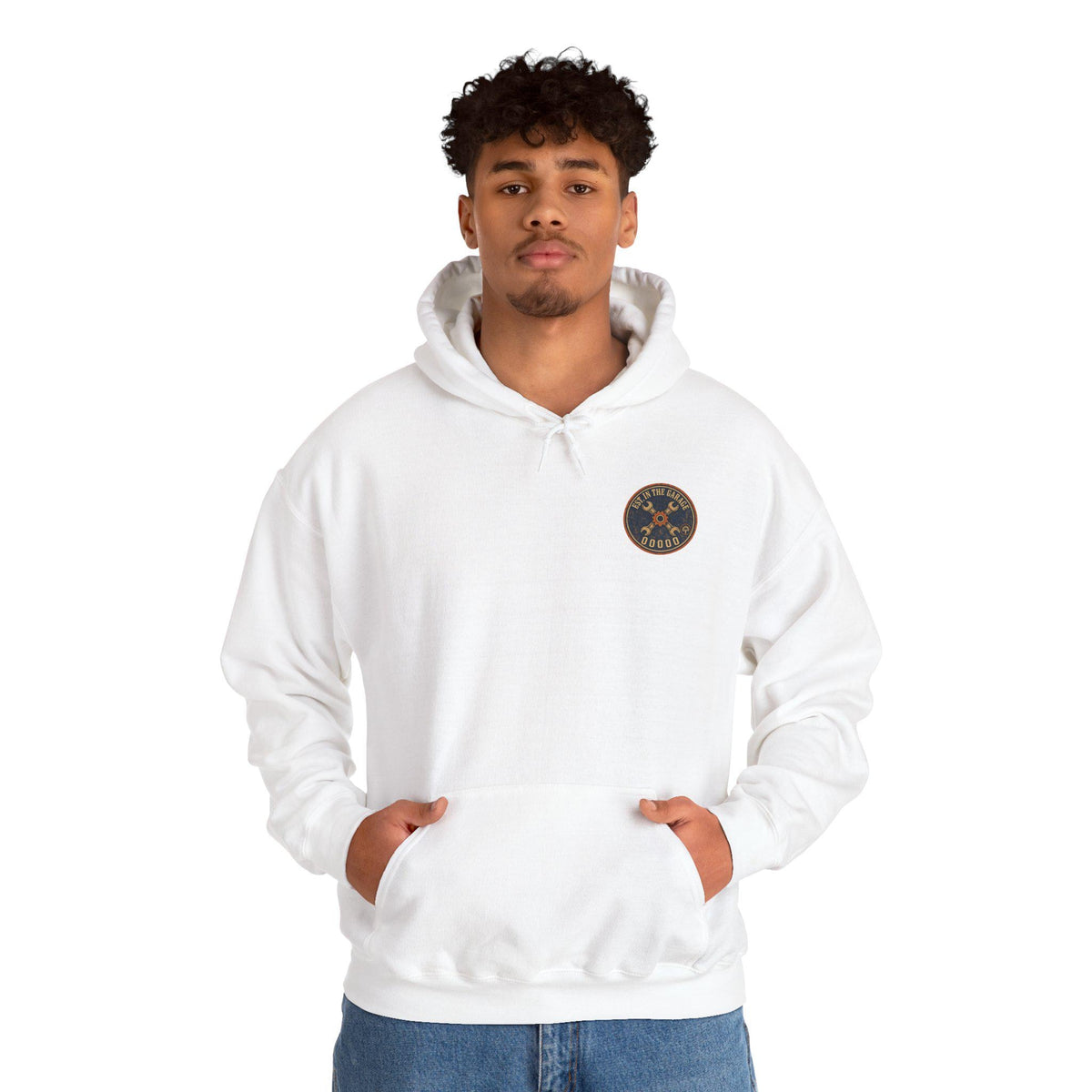 Mechanic Hoodie, Grease Grit Garage Pullover Sweatshirt, Gift for Him