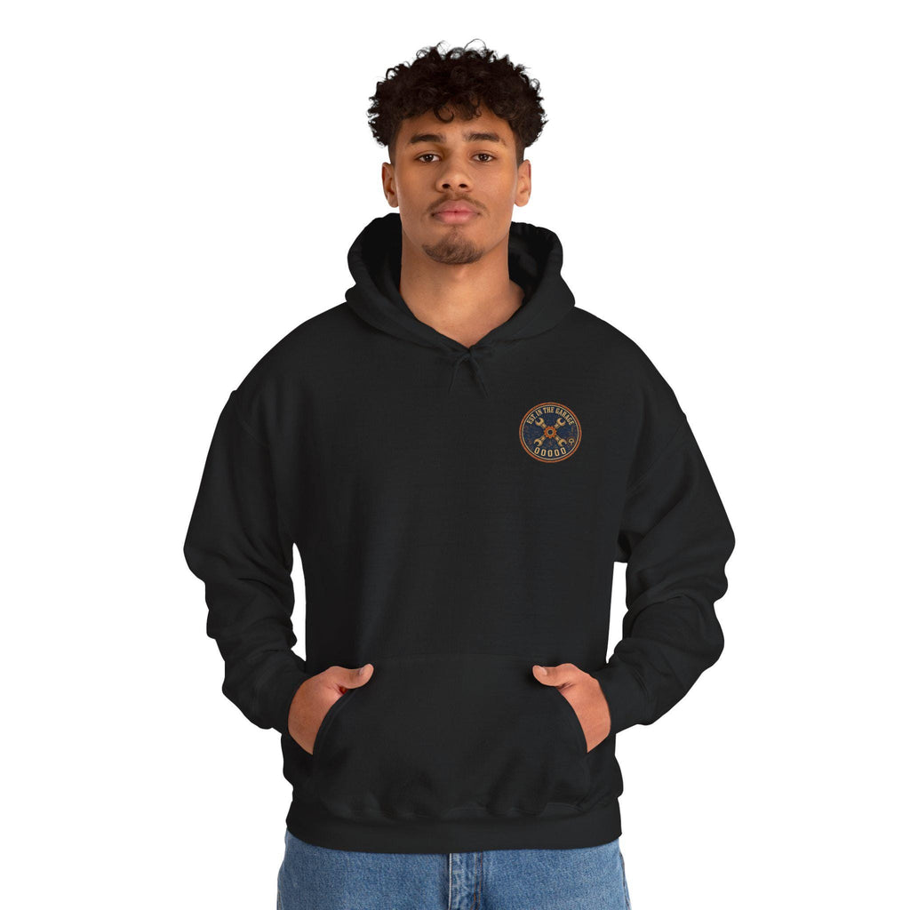 Mechanic Hoodie, Grease Grit Garage Pullover Sweatshirt, Gift for Him