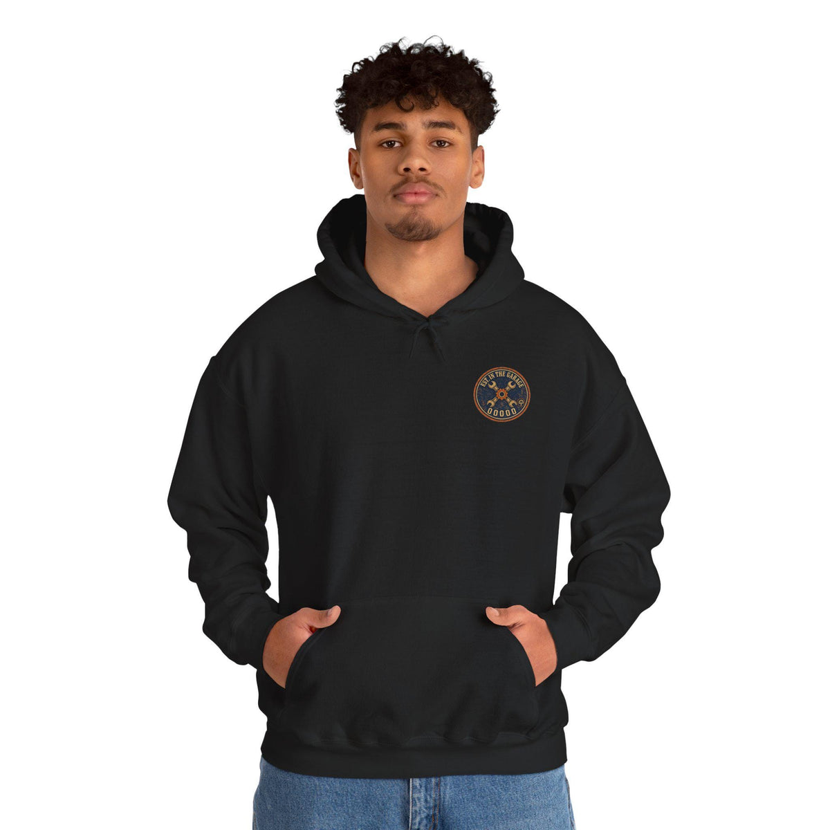 Mechanic Hoodie, Grease Grit Garage Pullover Sweatshirt, Gift for Him