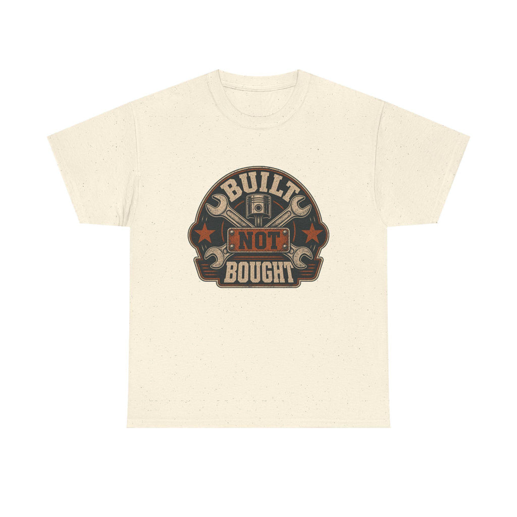 Mechanic T-Shirt, Built Not Bought Shirt, Car Guy Gift, Gearhead Dad Gift