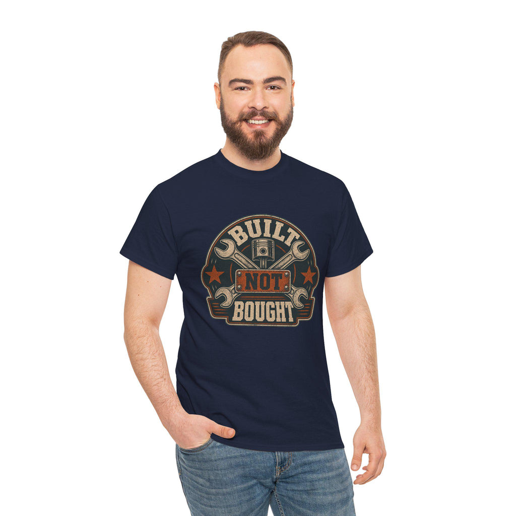 Mechanic T-Shirt, Built Not Bought Shirt, Car Guy Gift, Gearhead Dad Gift