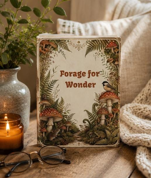 Mushroom Cottagecore Journal,Hardcover Woodland Notebook, Nature Lover Gift