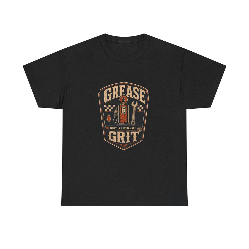 Mechanic T-Shirt, Grease Grit Shirt, Built in the Garage, Gift for Car Guy