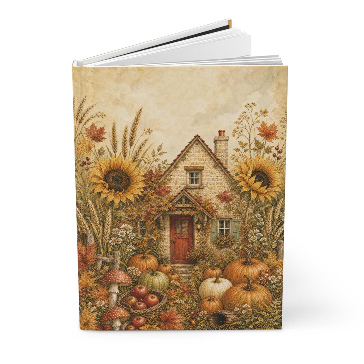 Cottagecore Autumn Cottage Journal, Fall Notebook,Gift for Writer