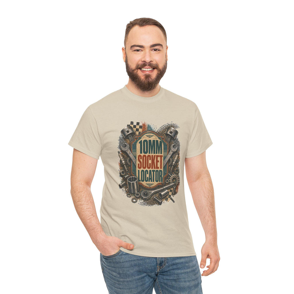 Mechanic Funny Tee,10mm Socket Locator Shirt, Gift for Dad Husband Car Guy