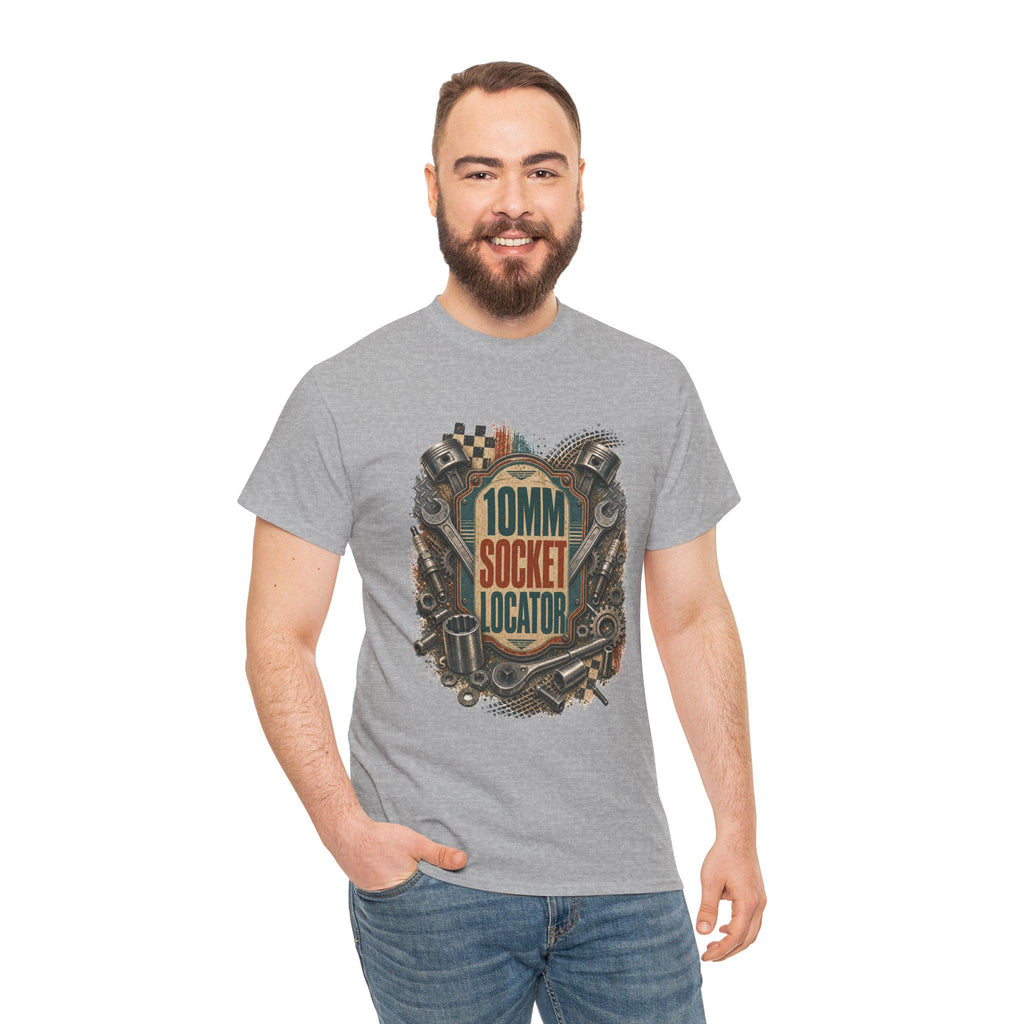 Mechanic Funny Tee,10mm Socket Locator Shirt, Gift for Dad Husband Car Guy