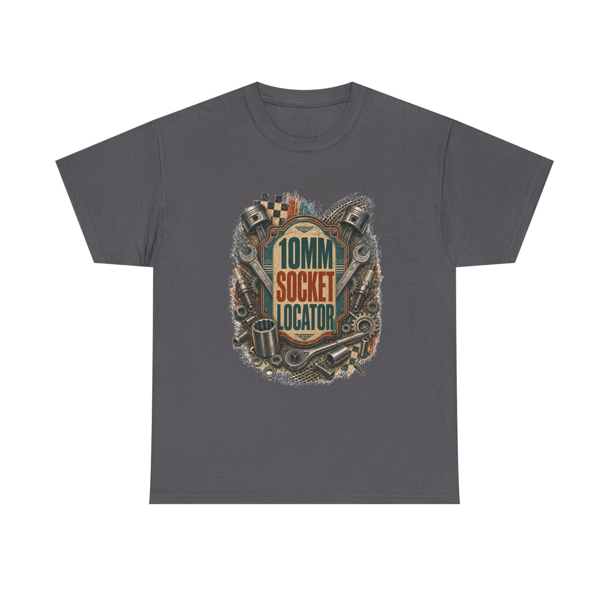 Mechanic Funny Tee,10mm Socket Locator Shirt, Gift for Dad Husband Car Guy