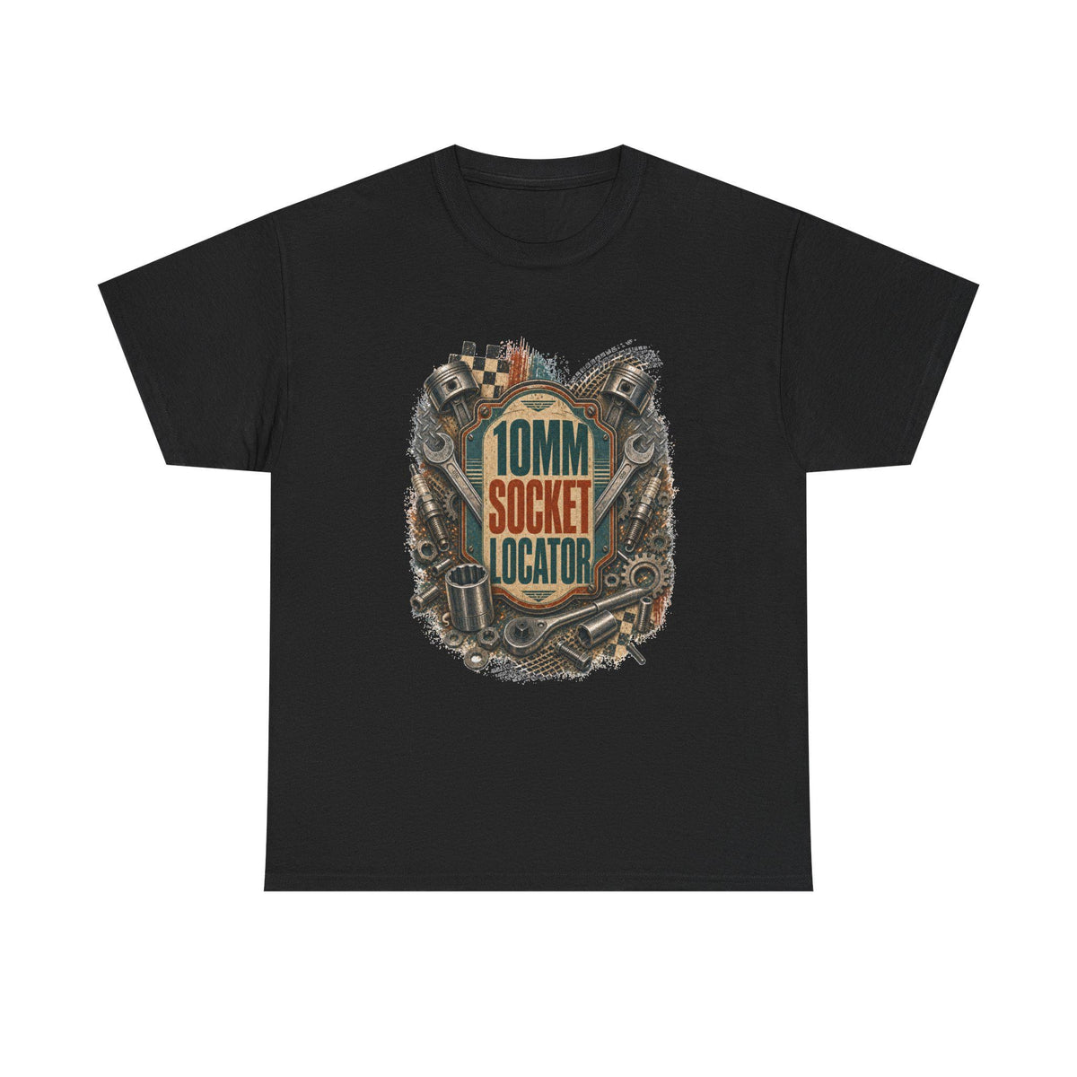 Mechanic Funny Tee,10mm Socket Locator Shirt, Gift for Dad Husband Car Guy