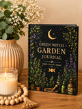 Green Witch Garden Journal Hardcover | Herbs Plants Magic Notebook,Plant lover Journal